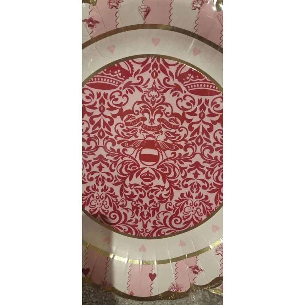 Bundle of 5 packs of bridgerton paper plates